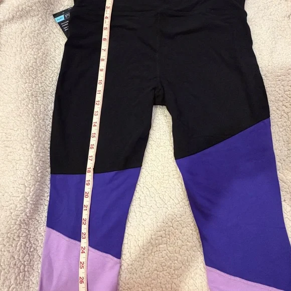 Brand new Women’s large black and Purple Leggings - Picture 6 of 6
